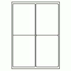 523 - Label Size 99.1mm x 139mm - 4 labels per sheet